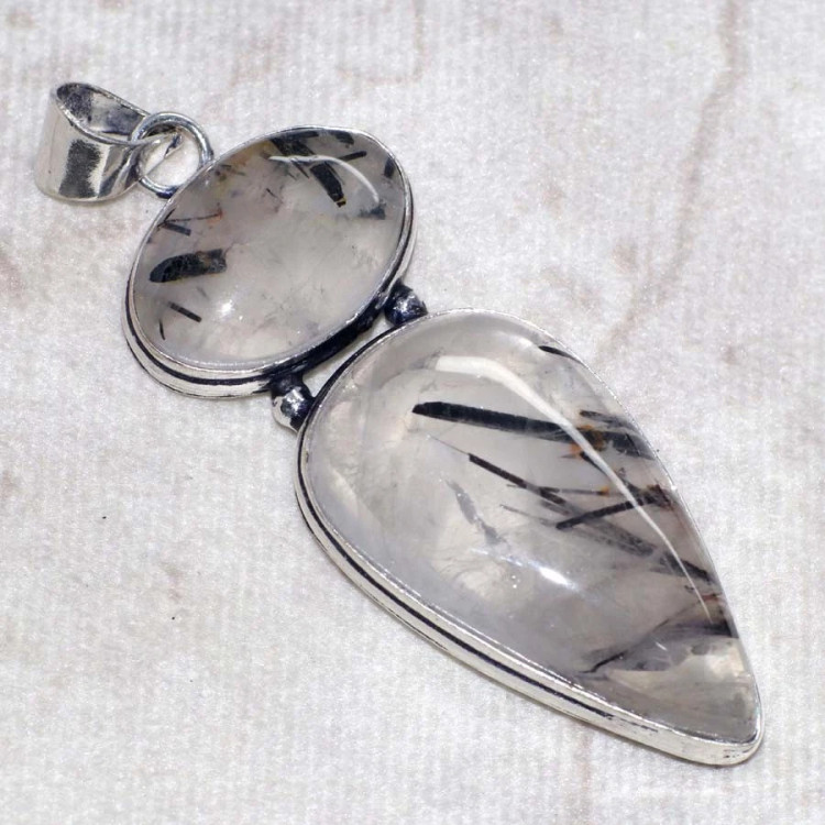 Подвеска с камнем турмалиновый кварц YES-84264